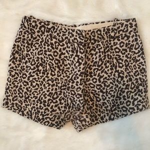 Jcrew Leopard Shorts
